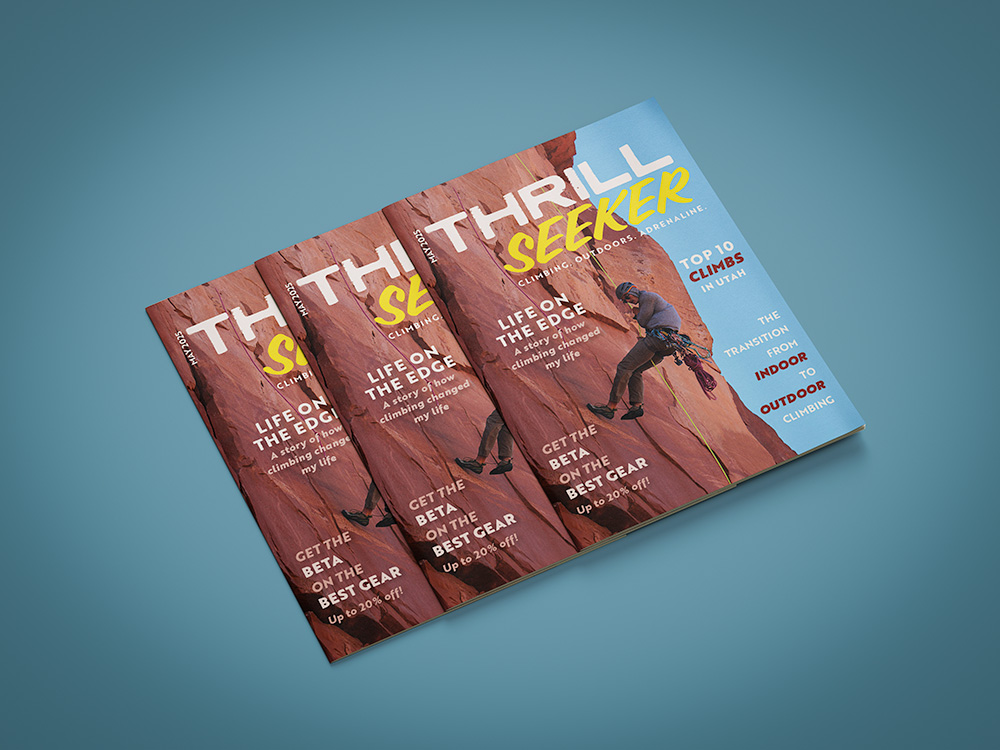Thrillseeker magazine multi display